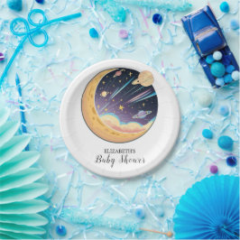 Prato De Papel Chá de fraldas de Estrelas Simples Twinkle