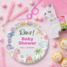 Chá de fraldas de Garota dos Dinossauros