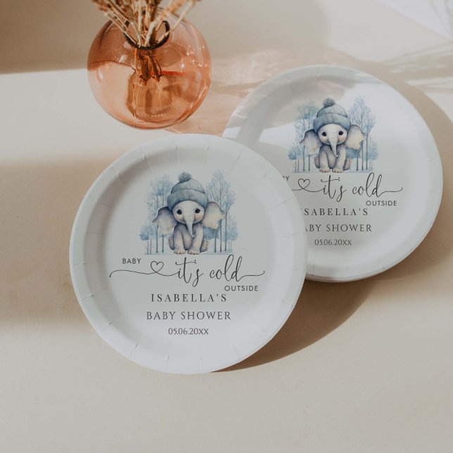 Prato De Papel Chá de fraldas de Inverno Elefante (Criador carregado)