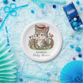 Prato De Papel Chá de fraldas de Lobo Místico Bonito