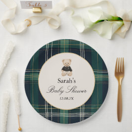 Prato De Papel Chá de fraldas de luxo