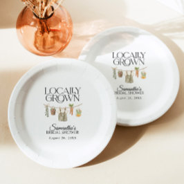 Prato De Papel Chá de fraldas De Mercado De Agricultores Cultivad