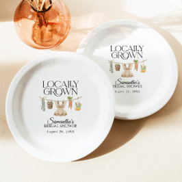 Prato De Papel Chá de fraldas De Mercado De Agricultores Cultivad