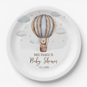 Prato De Papel Chá de fraldas de Nuvens do Urso de Teddy com Balã