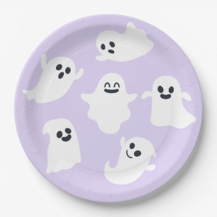 Prato De Papel Chá de fraldas de Queda de Halloween do Fantasma R