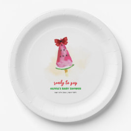 Prato De Papel Chá de fraldas De Sorvete Pronta Para Pop