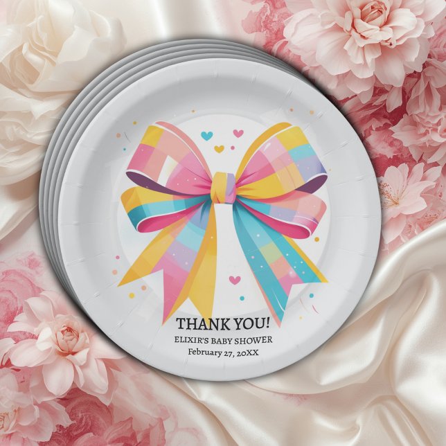 Prato De Papel Chá de fraldas do Arco Arco-Íris (Criador carregado)