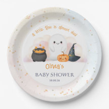 Chá de fraldas do Pequeno Boo Halloween