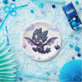 Prato De Papel Chá de fraldas Dragão Encantado Dreamy
