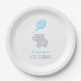 Prato De Papel Chá de fraldas Elefante Bonito