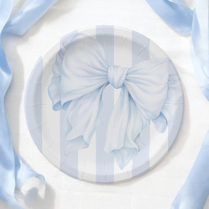Prato De Papel Chá de fraldas Elegante Blue Arco Boy