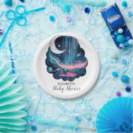 Prato De Papel Chá de fraldas Elegante de Estrelas Mágicas