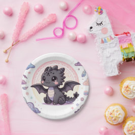 Prato De Papel Chá de fraldas Elegante Whimsical