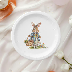 Prato De Papel Chá de fraldas Evergreen de Girl Peter Rabbit
