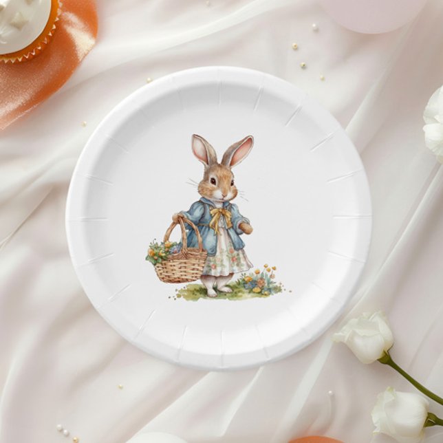 Prato De Papel Chá de fraldas Evergreen de Girl Peter Rabbit (Criador carregado)