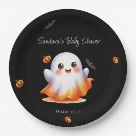 Prato De Papel Chá de fraldas Fantasma Cute Boo