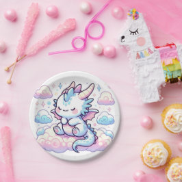 Prato De Papel Chá de fraldas Fantasy Dragon