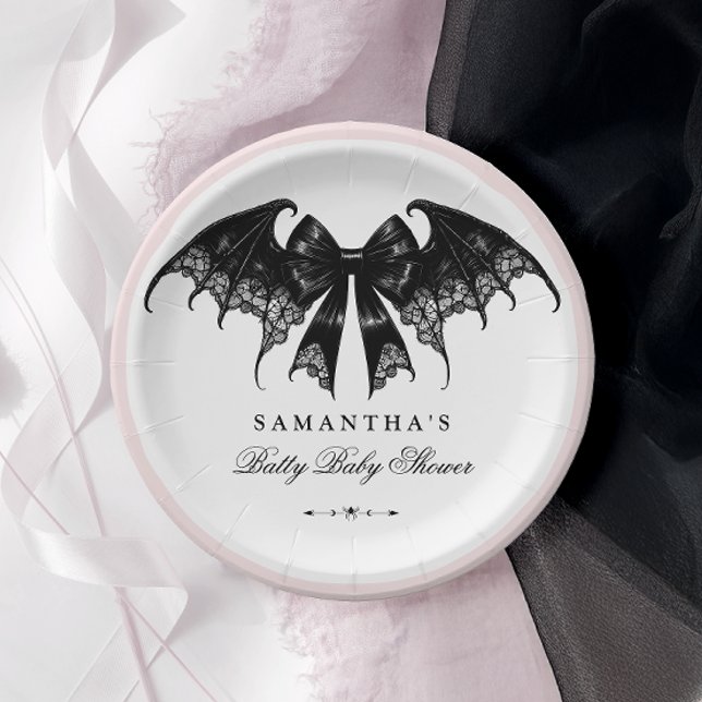 Prato De Papel Chá de fraldas Gótico Elegante (Criador carregado)