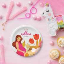 Chá de fraldas grávida da mãe