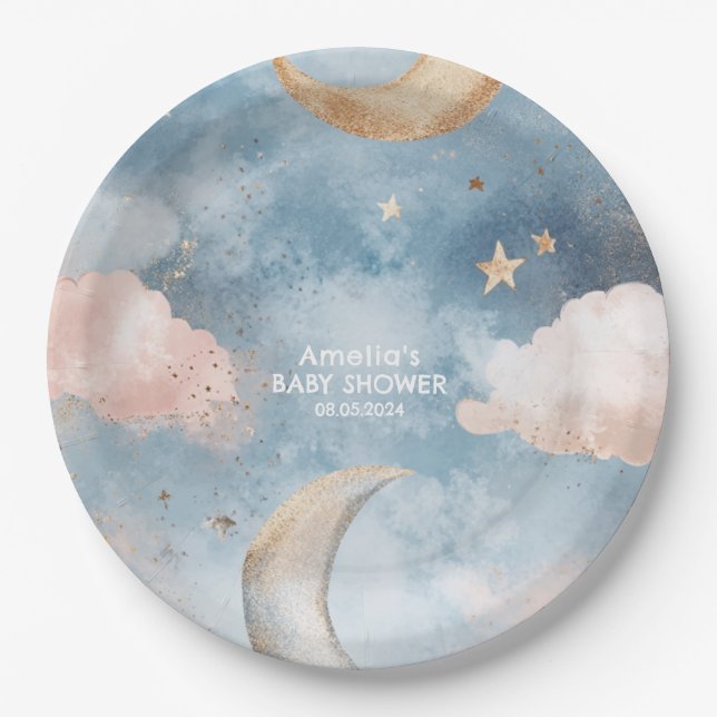 Prato De Papel Chá de fraldas Grelha pequena estrela Grelha (Frente)