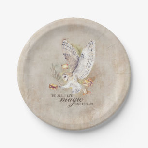 Prato De Papel Chá de fraldas mágico ou Aniversário