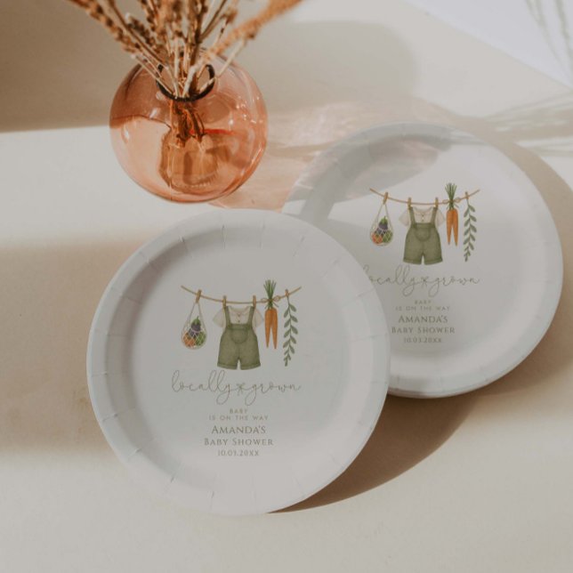 Prato De Papel Chá de fraldas Neutro de Gênero Cultivado Localmen (Criador carregado)