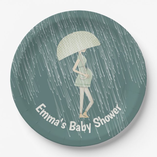 Prato De Papel Chá de fraldas nova mãe (Frente)