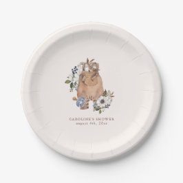 Prato De Papel Chá de fraldas Nursery Neutral Boho