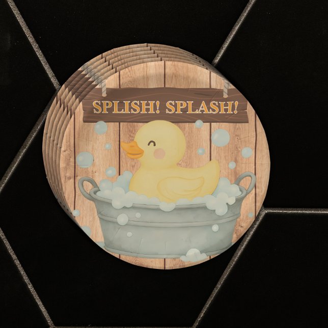 Prato De Papel Chá de fraldas Russo de Borracha Ducky (Criador carregado)