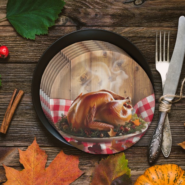 Prato De Papel Chá de fraldas Rustic Thankanding Rostou Turkey (Criador carregado)