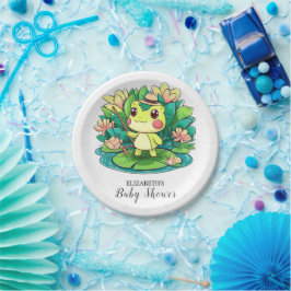 Prato De Papel Chá de fraldas Sapo Místico Encantador