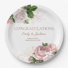 Chá de Noiva Casal Floral Vintage Rosa Encantado