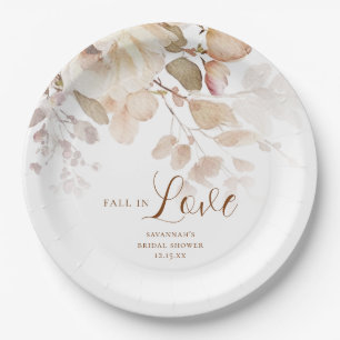 Prato De Papel Chá de Noiva Floral Botânico Elegante
