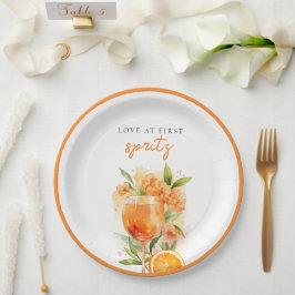 Prato De Papel Chá de Noiva Love at First Spritz