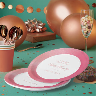 Prato De Papel Chá de panela Bright Boho Ombre