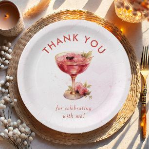 Prato De Papel Chá de panela Brunch e Bubbles