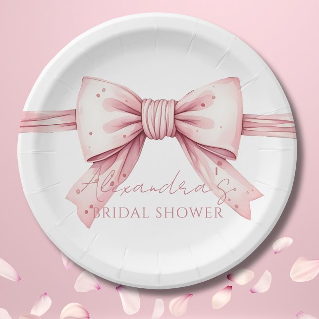 Prato De Papel Chá de panela de Casando do Arco rosa (Criador carregado)