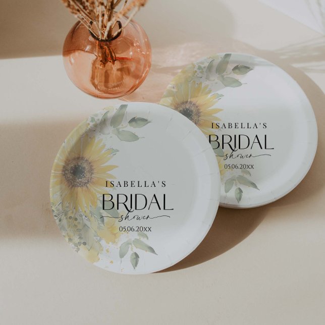 Prato De Papel Chá de panela de girassol (Criador carregado)