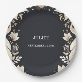 Prato De Papel Chá de panela de Renovação de Vow do Casamento Tra