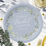 Prato De Papel Chá de panela Eucalyptus Wreath<br><div class="desc">Placa de papel Chá de panela Eucalyptus Wreath Greenerase</div>