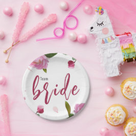 Prato De Papel Chá de panela Multi Floral