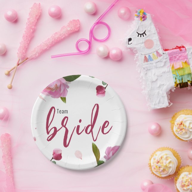 Prato De Papel Chá de panela Multi Floral (Festa)