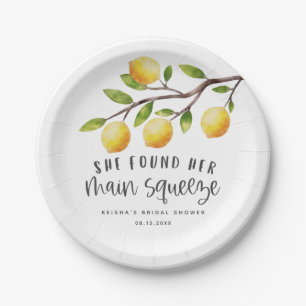 Prato De Papel Chá de panela Rustic Lemon