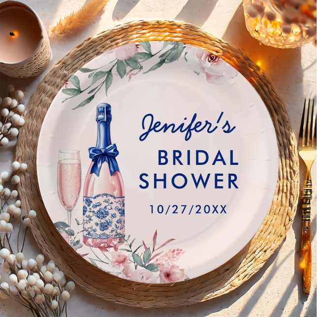 Prato De Papel Champagne Brunch e Chá de panela de espuma (Criador carregado)