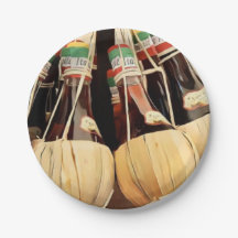 Chanti Wine Paper Plates