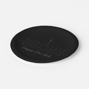 Prato De Papel Chanukah Paper Plate