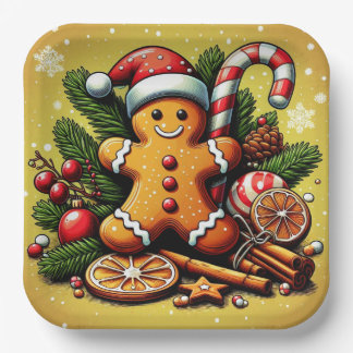 Prato De Papel Chapa de papel Gingerpão!