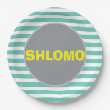 Chapa verde-branca e amarela-riscada