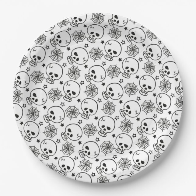 Prato De Papel Chapas/cascas de papel e ervas de aranha (Frente)