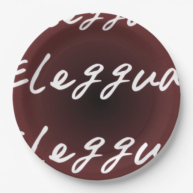 Prato De Papel Chapas de eventos de Eleggua (Frente)